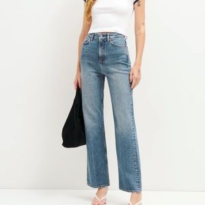 Reformation Wilder Stretch High Rise Wide Leg jeans